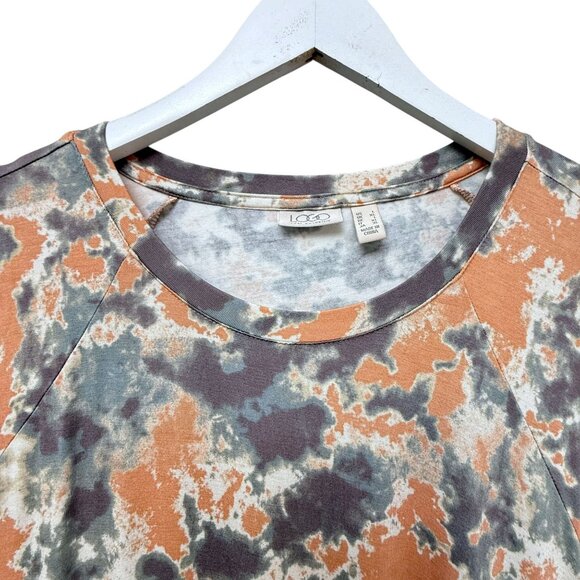 LOGO  Lori Goldstein Boho Top Large  Long Sleeve Tunic Tee w/ Pockets NWOT - Picture 5 of 10